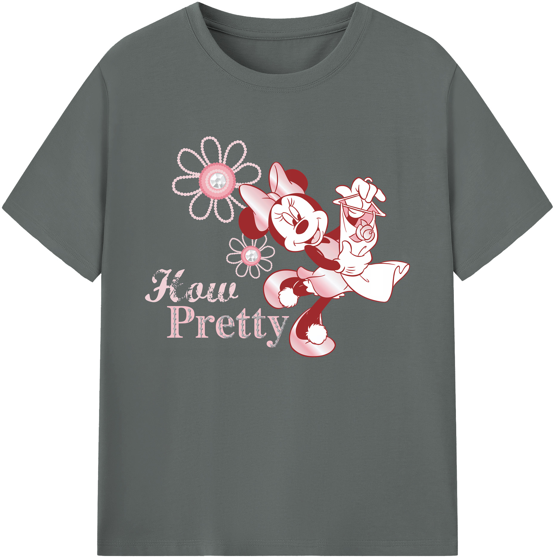ミッキーマウス Mickey Mouse 綿100％ メンズ半袖Tシャツ｜肌触りやわらか＆通気性